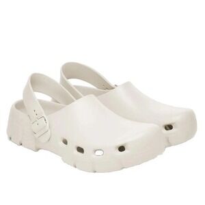 Birkenstock Birki Flow EVA Men's Eggshell Shoes Clogs 1027706 Size 44 US 11-11.5